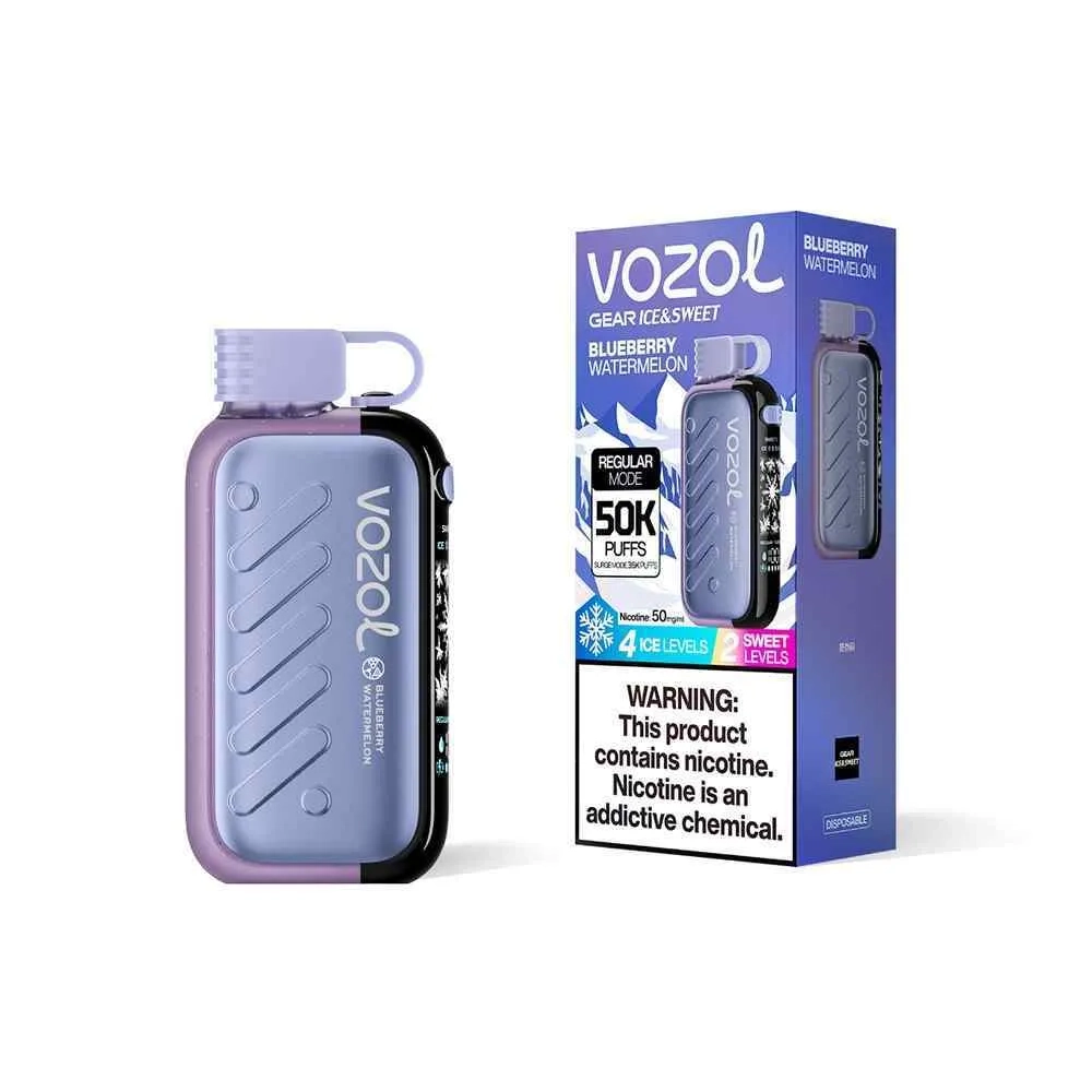 Vozol GEAR ICE & SWEET 50000 - Blueberry Watermelon (5% nic)