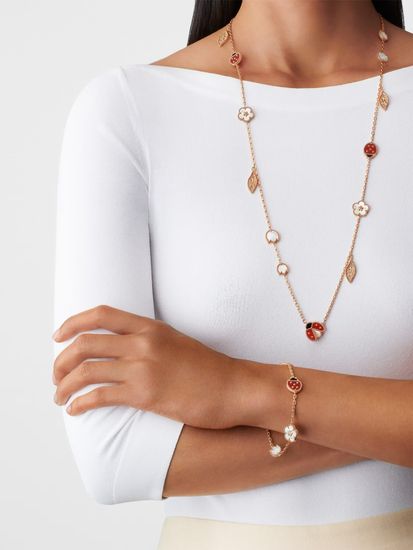 Ожерелье Van Cleef & Arpels Lucky Spring, 15 motifs