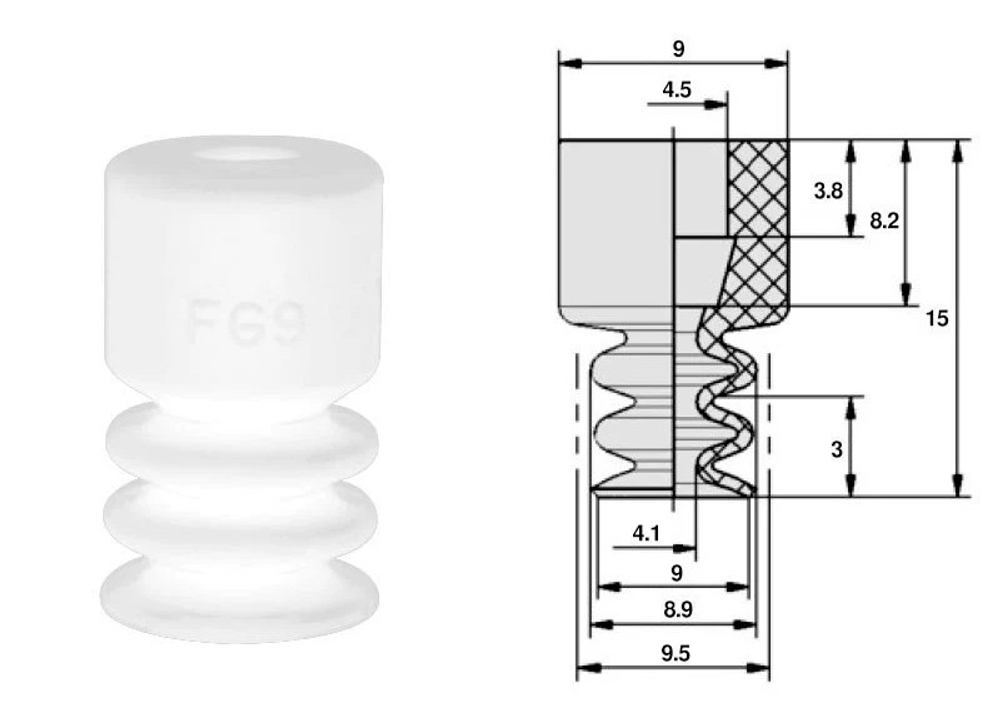 Fg9 white silicone