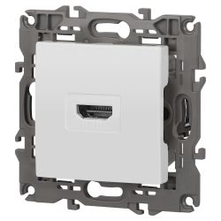 Розетка ЭРА Elegance 14-3114-01 HDMI IP20 белый | Эра Elegance