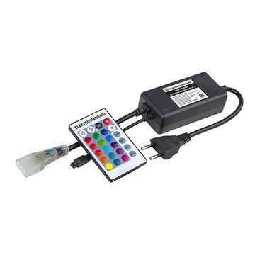 Контроллер для светодиодного гибкого неона LS001 220V 5050 RGB с ПДУ (ИК) (LSC 011) Elektrostandard