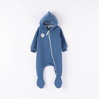 Комбинезон с капюшоном "Деним" утепленный 3-18 м