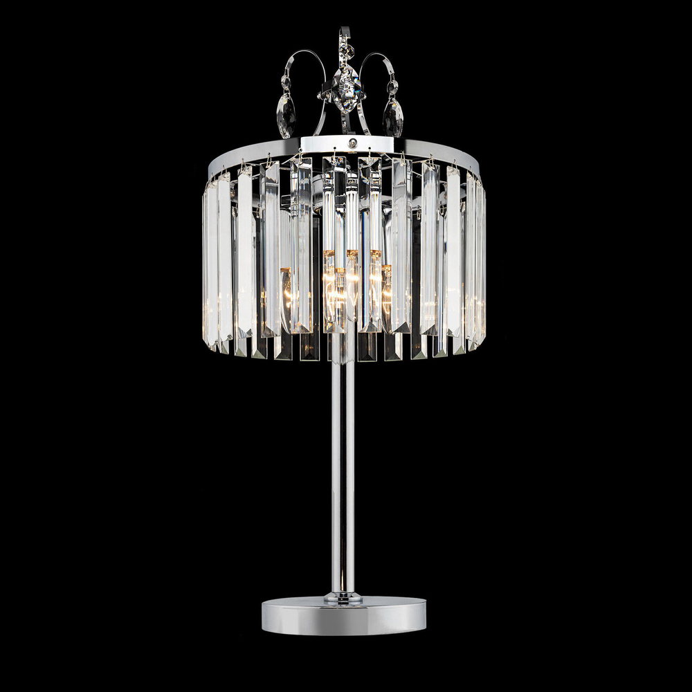 Citilux Инга CL335831 Настольная лампа хрустальная Хром