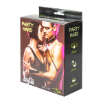 Черный ошейник 58,5см с поводком Lola Games Party Hard Sin 1086-01lola
