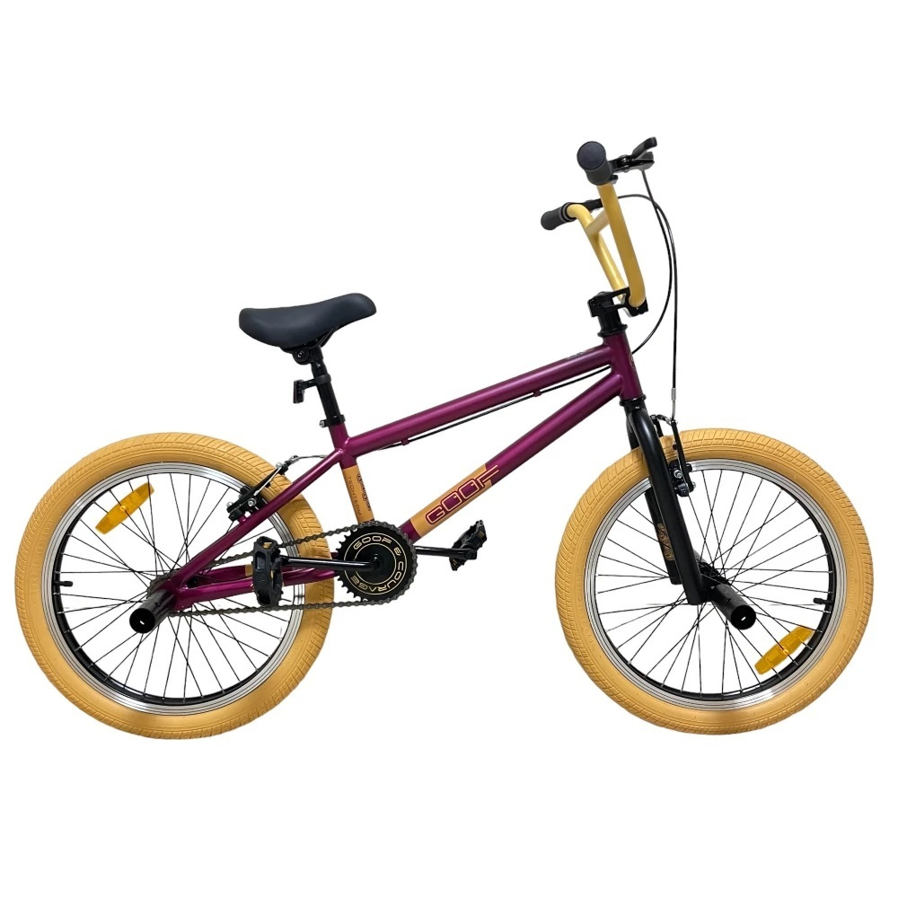 Велосипед BMX 20" Tech Team Goof  бордовый