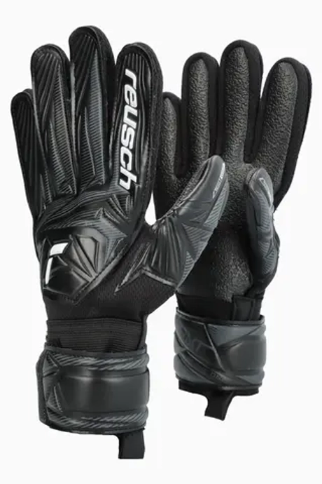 Вратарские перчатки Reusch Attrakt Resist Junior - черный