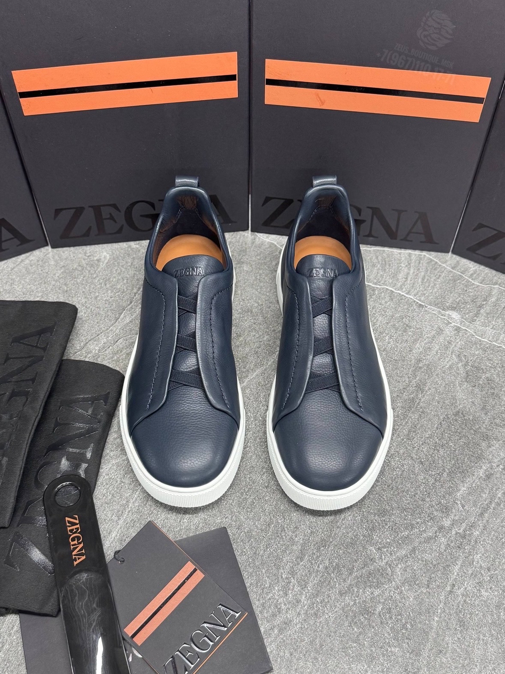 Кеды Zegna Triple Stitch
