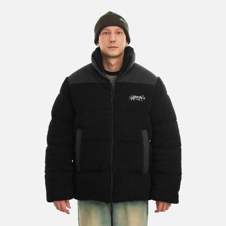 Куртка ANTEATER Downjacket Sherpa Tag, черный