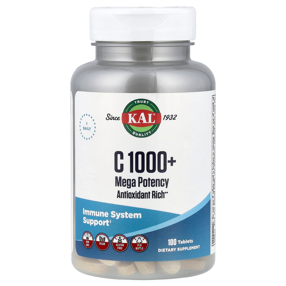 KAL, C 1000+, сверхэффективность, 100 таблеток