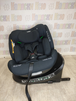 Автокресло детское Indigo E-Tron ISOFIX I-SIZE группа 0/1/2/3 (0-36) черный