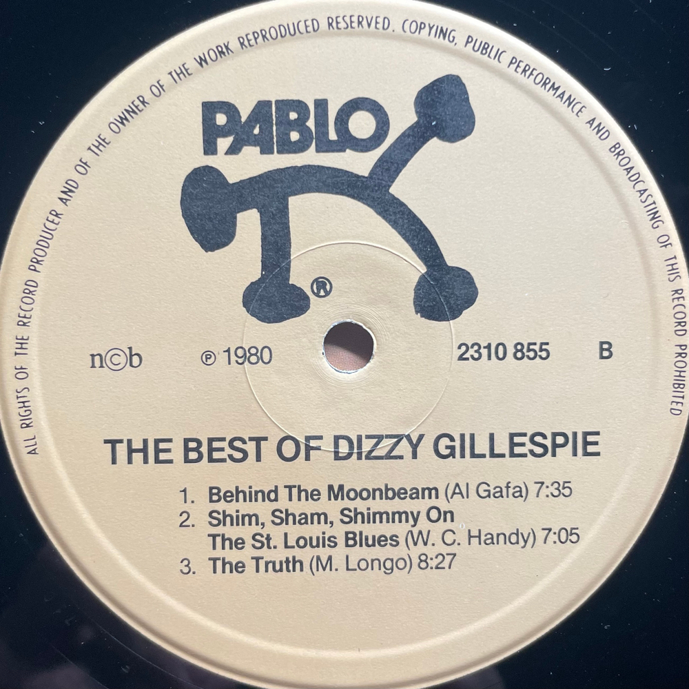 Dizzy Gillespie ‎– The Best Of Dizzy Gillespie (Скандинавия 1980г.)