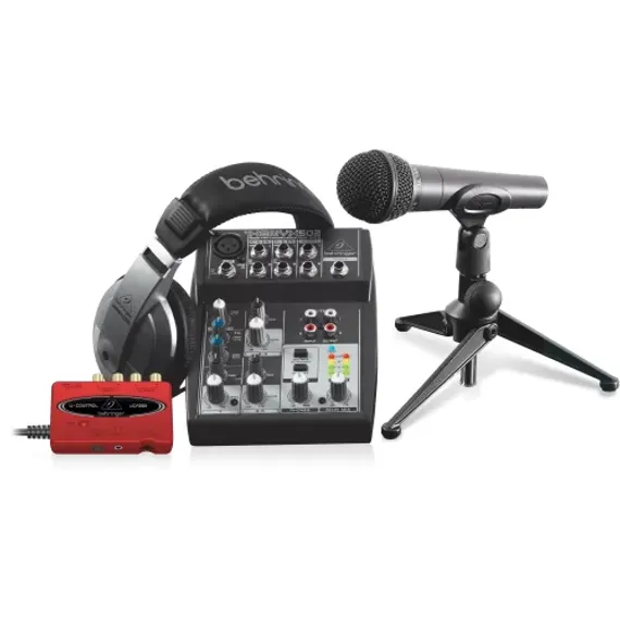 Behringer PODCASTUDIO 2 USB - комплект для домашней звукозаписи и подкастинга.