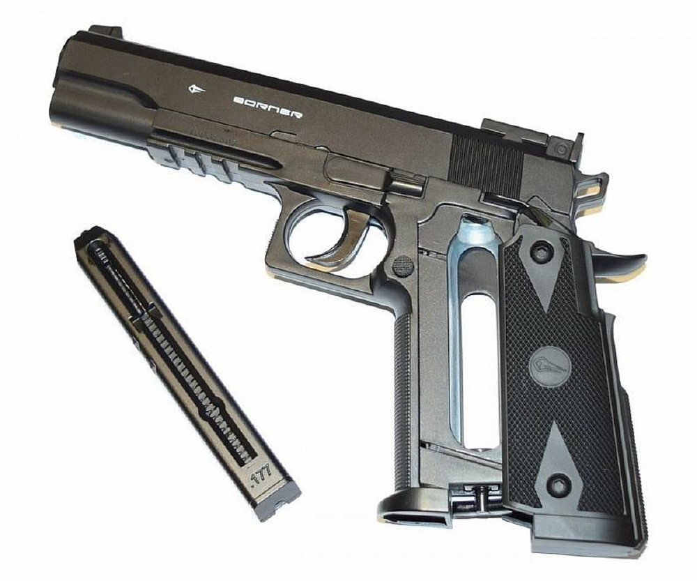 Пистолет пневматический BORNER POWER WIN 304 Colt, кал. 4,5 мм