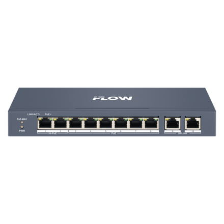 Коммутатор на 8 PoE портов iFlow F-SW-EM410POE-VM/L