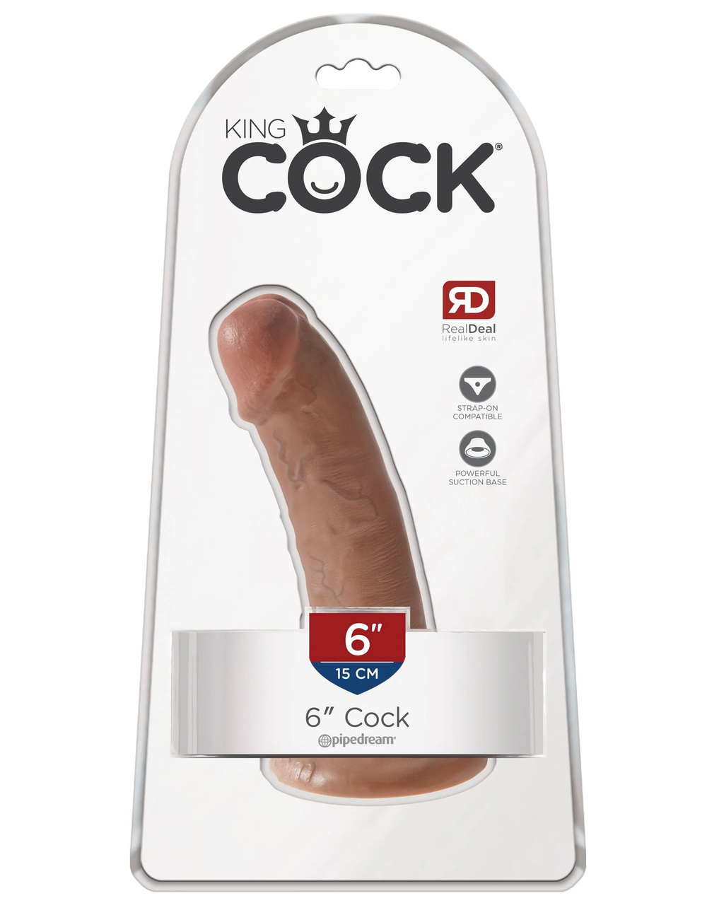 Фаллоимитатор King Cock 6" Cock - Tan Pipedream 550122PD