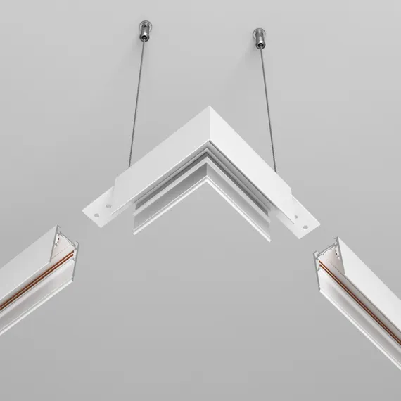 Коннектор угловой Accessories for tracks Exility TRA034HCL-41W Maytoni