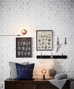 IKEA KNOPPÄNG  (ИКЕА КНОППЭНГ)  -  Рамка с постером - сад 40x50 см
