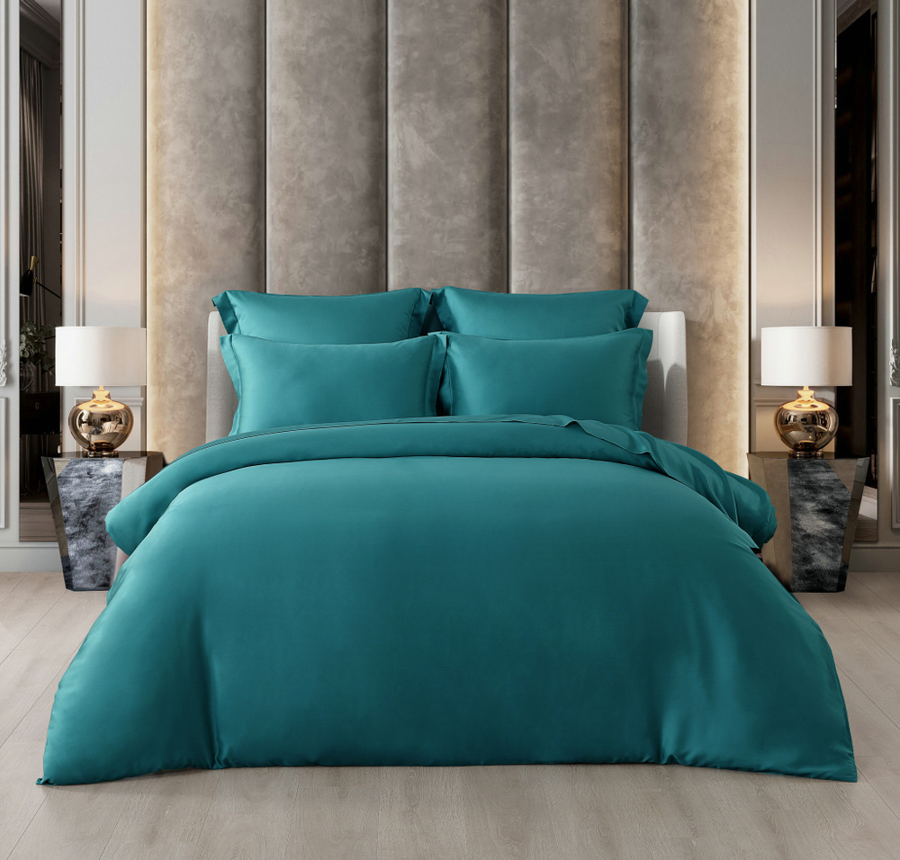 Постельное белье 2 спальное евро Luxe Dream Sensa Emerald T1014E