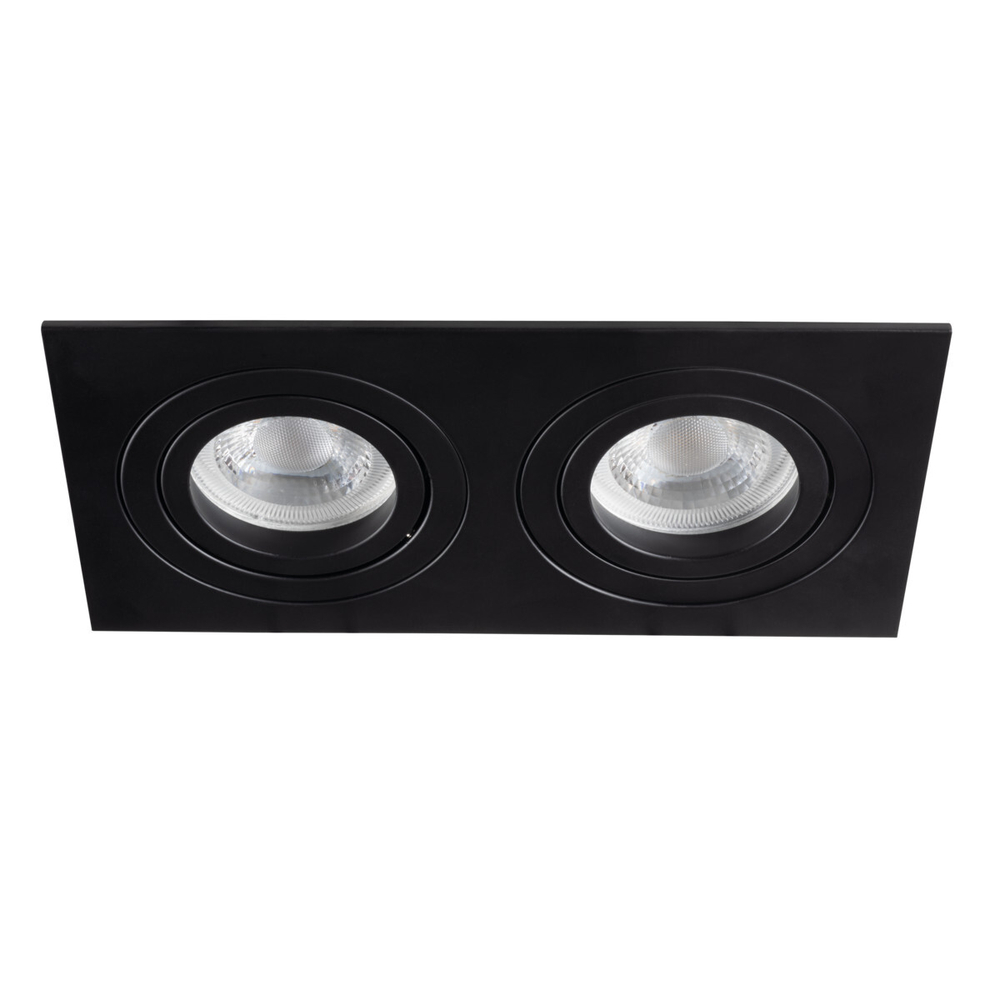 Светильник двойной черный KANLUX SEIDY CT-DTL250-B/M