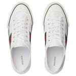 GUCCI Tennis 1977 Canvas Shoes Women"s Low top White