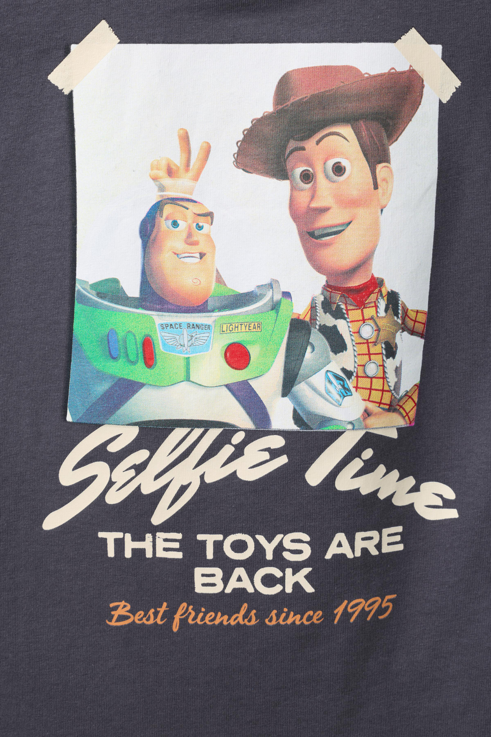 ZARA ФУТБОЛКА С ПРИНТОМ TOY STORY © DISNEY PIXAR, АНТРАЦИТОВО-СЕРЫЙ