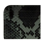 Balenciaga Cow Leather Card Holder Women"s Dark Green