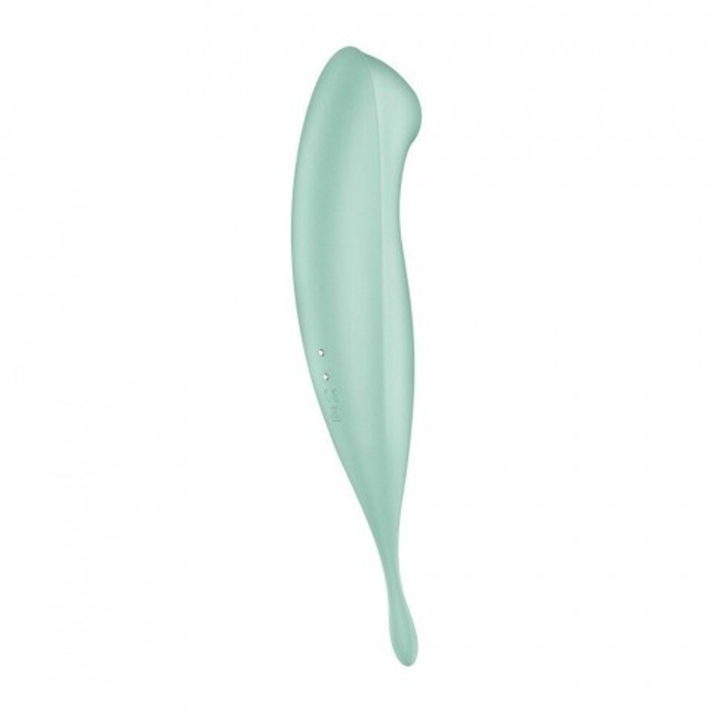 Вибратор с воздушной стимуляцией клитора Satisfyer Twirling Pro+ мятный