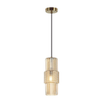 5019/1 MODERN ODL23 405 бронзовый/янтарный металл/стекло Подвес E14 1*40W PIMPA
