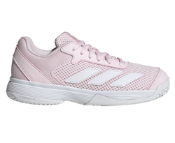 Детские теннисные кроссовки Adidas Courtflash K - distilled pink/cloud white/cloud white