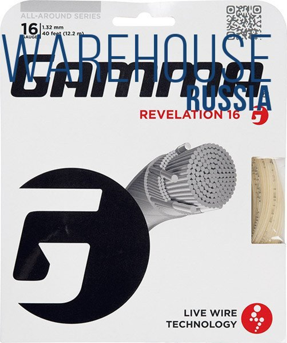 Теннисные струны Gamma Live Wire (12,2 m)