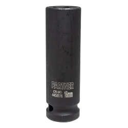 Головка ударная глубокая 16мм 6гр 1/2'' Partner PA-4458516