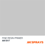 Аэрозольный грунт для смоляных деталей AK Interactive Fine Resin Primer Spray, 150мл