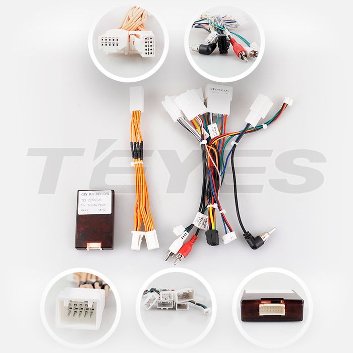 Магнитола для Toyota Highlander 2 XU40 2007-2013 (рамка с крутилками и кнопками) - Teyes CC4L-DTS монитор 9" IPS, Android 14, Быстрая, Snapdragon 662, CarPlay, 4G SIM-слот