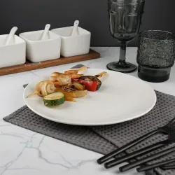 Тарелка d 25,5 см h2,7 см без борта белая фарфор P.L. Proff Cuisine [6]