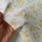 Рибана ажурная, молочно-белая/желтая