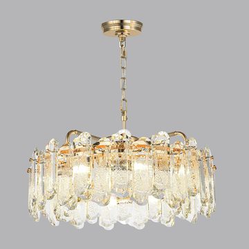 Подвесная хрустальная люстра 10*Е14 5069/10 золото Bullon Odeon Light