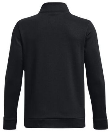 Кофта для мальчика теннисная Under Armour Boys' Armour Fleece 1/4 Zip - черный