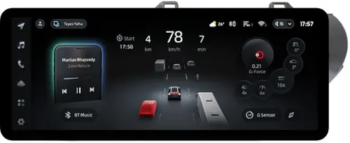 Магнитола для Toyota Hilux 8 2015-2023+ - Teyes CC4PRO монитор 12.3" 2K QLED + рамка 10, Android 13, Быстрейшая, Snapdragon 778G, ИИ, CarPlay, DSP, 4G SIM-слот
