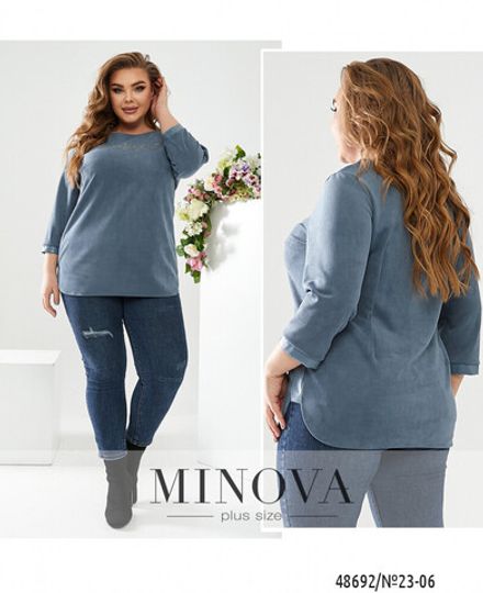 Кофточка 23-06-Джинсовый Minova Фото 1