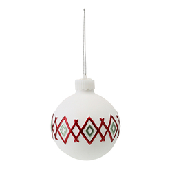 Набор елочных украшений с подсветкой 4шт Tkano Festive embroidey New Year Essential