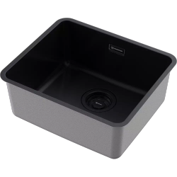 Кухонная мойка Omoikiri Omi 43-U/I-GB Ultra Mini нерж.сталь/графит