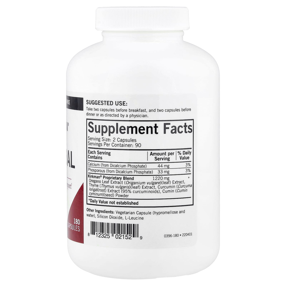 Kirkman Labs, CD-Herbal, 180 капсул