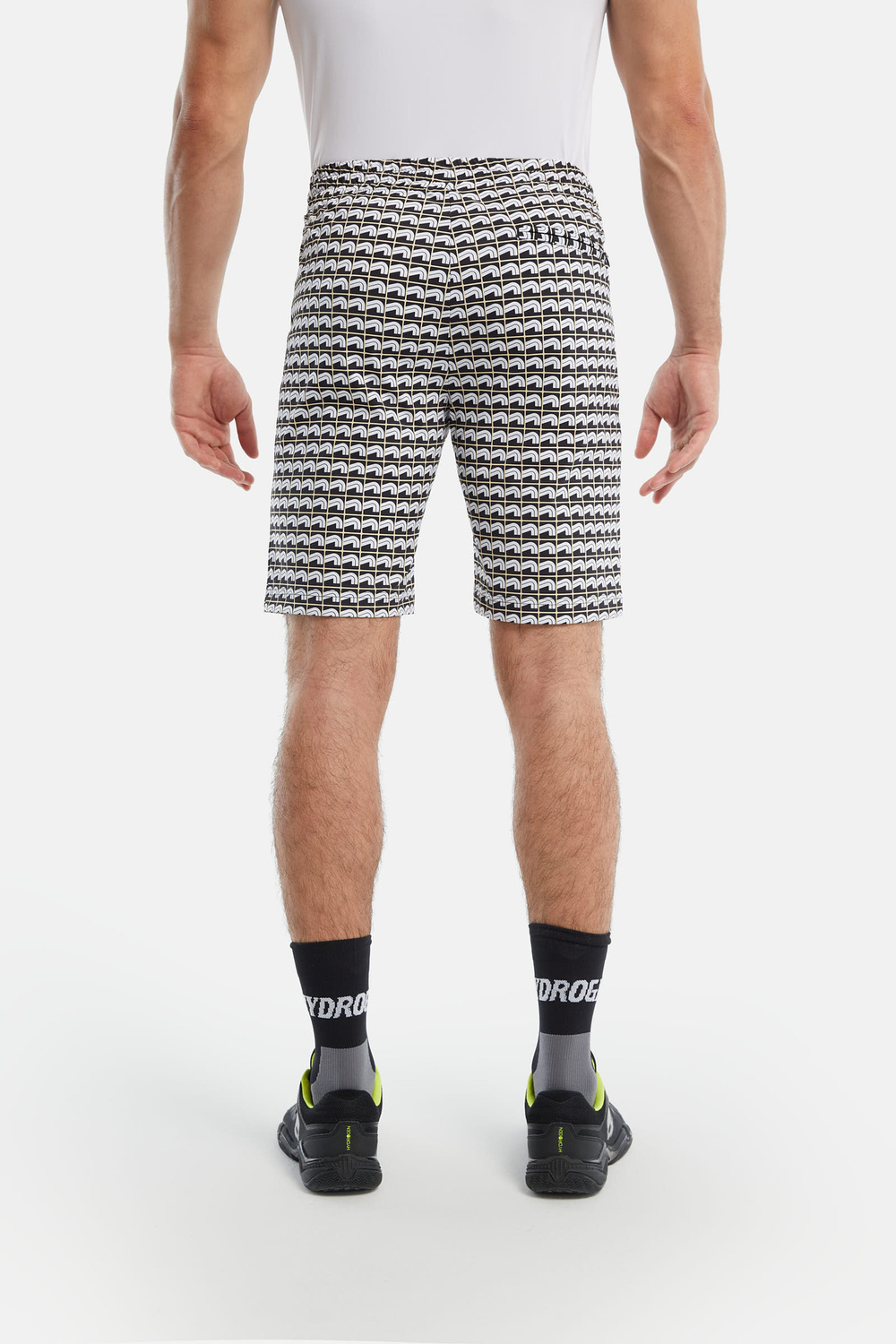 Теннисные шорты HYDROGEN PIPE ALLOVER TECH SHORTS  (T00807-077)