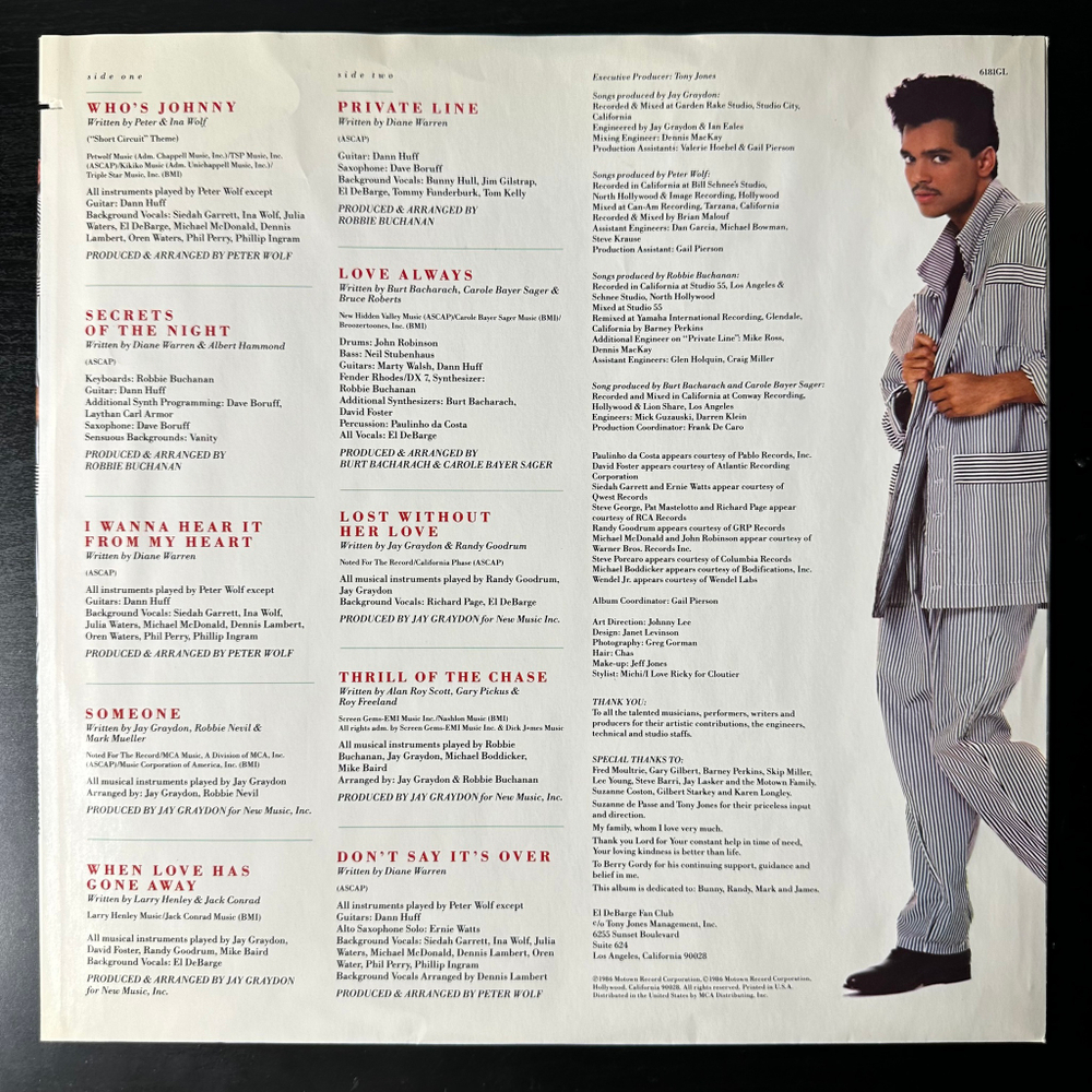 El DeBarge ‎– El DeBarge (США 1986г.)
