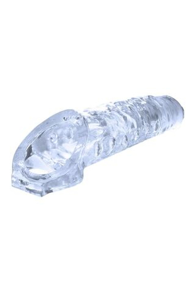 Прозрачная насадка-удлинитель Length Enhancer с подхватом - 27 см. (Цвет: прозрачный)