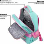 Рюкзак BRAUBERG STAR, "Unicorn", мятный, 40х29х13 см, 229977