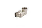 Соединитель латунь никель американка Ду 20 (3/4") угловой ВР/НР VALFEX VF.098.N.034
