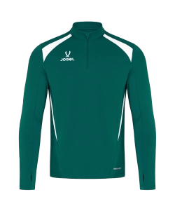 Джемпер тренировочный Jogel DIVISION PerFormDRY Training 1/4 Zip Top, темно-зеленый N4