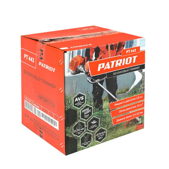 Триммер бензиновый "PATRIOT" PT 443 1+1 250108443