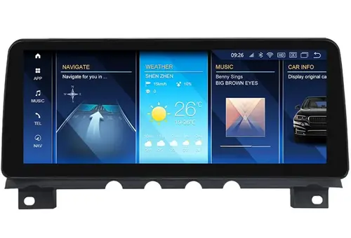Магнитола для BMW 7-серии (F01 / F02) 2013-2015 NBT - Kuberg MKD монитор 12.3", Android 11, Быстрая, CarPlay, 4G SIM-слот
